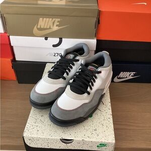 Air Jordan 4 RM PRM White Grey Black Size 11.5 DS New IB8052-100